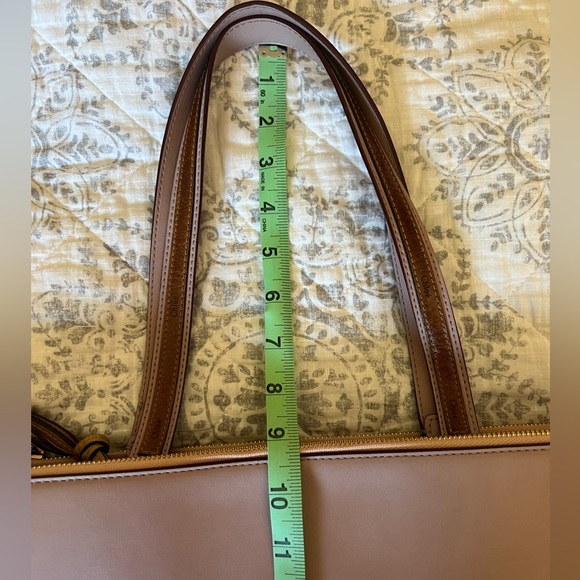 Chloe’ Leather Tote with Coin Pouch - Picture 8 of 9